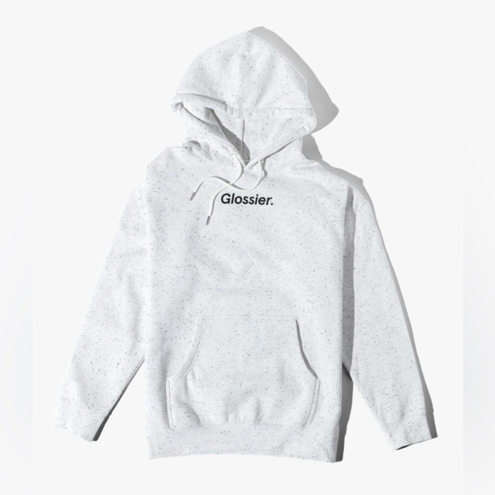 Glossier cookies and cream hoodie